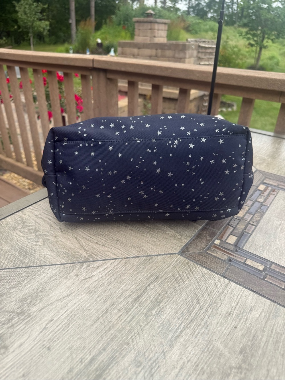 EUC Kate Spade New York "On Purpose" Midnight Stars Bow Tote Limited Edition - Picture 9 of 13